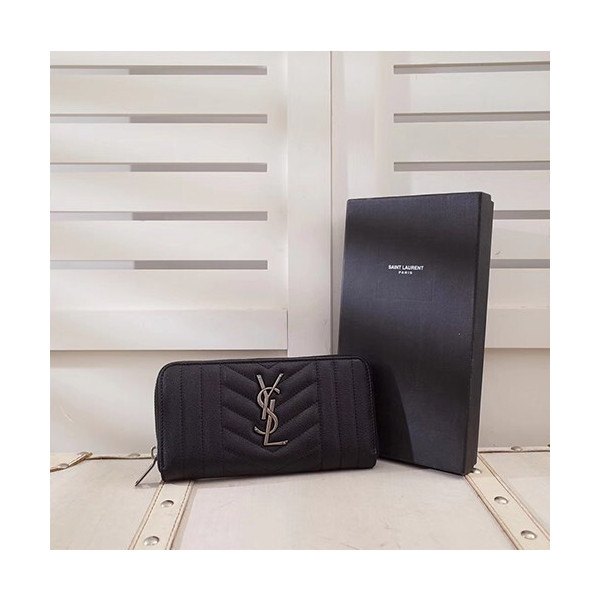 [Yves Saint Laurent]입생로랑 지퍼 어라운드 지갑 455681