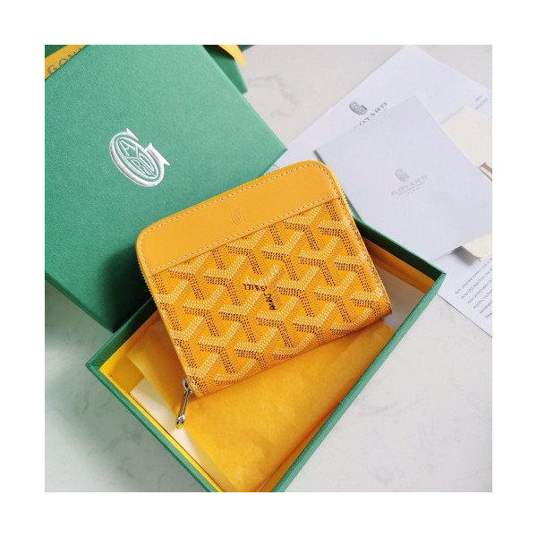 고야드 마티뇽 미니 카드지갑 옐로우