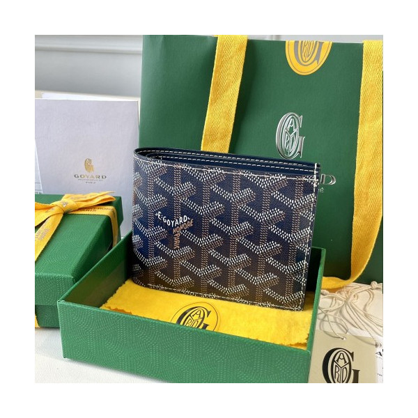 고야드 빅투와르 반지갑 마린 블루