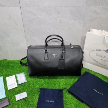 프라다 사피아노 가죽 트레블백 블랙팩토리