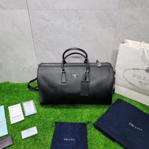 프라다 사피아노 가죽 트레블백 블랙팩토리