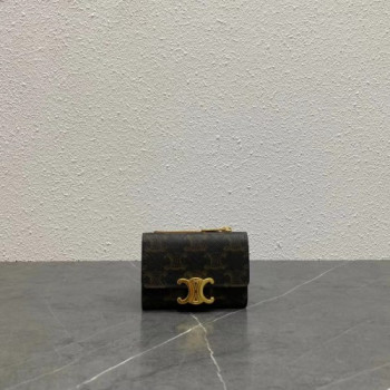 셀린느 트리옹프 동전 컴팩트 지갑