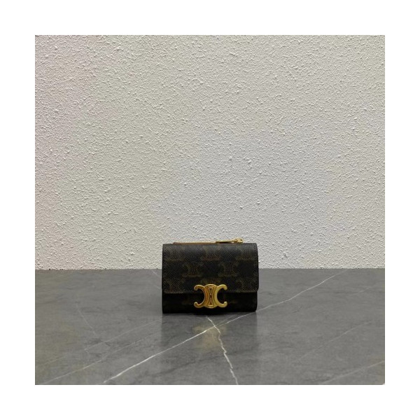 셀린느 트리옹프 동전 컴팩트 지갑