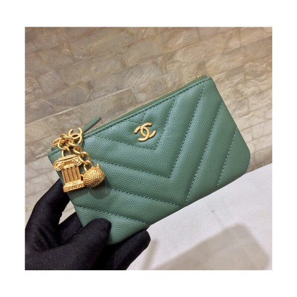 샤넬 케비어 금장 동전지갑 AS1010-2