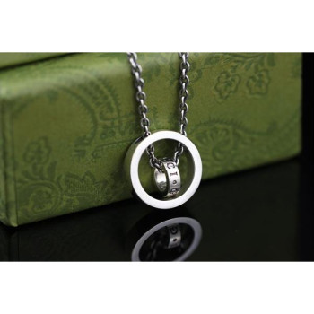 구찌 GG 더블링 팬던트 목걸이 KK팩토리