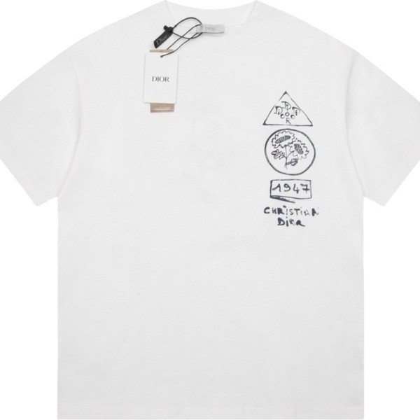 [ Dior ] 디올 라운드 반팔티