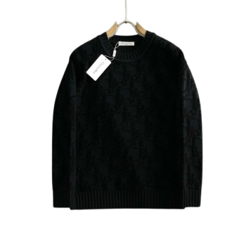 [ Dior ] 디올 자카드 라운드 니트