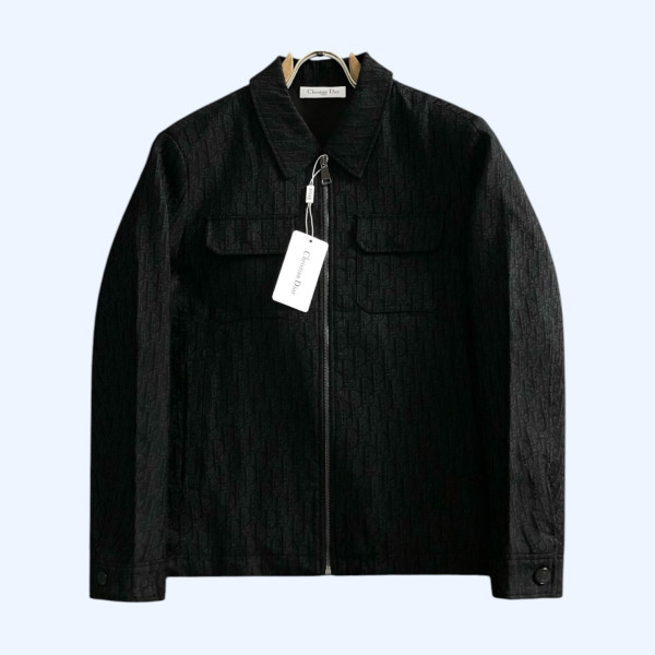 [ Dior ] 디올 자카드 카라 집업 자켓