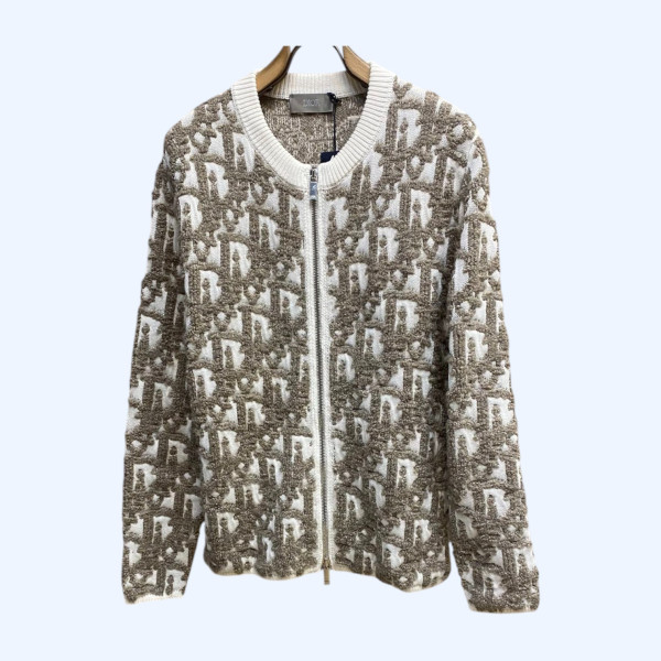 [ Dior ] 디올 자카드 집업 가디건