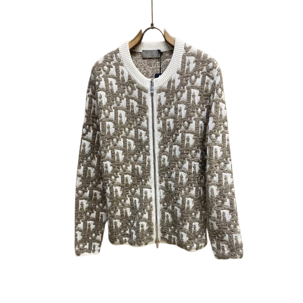 [ Dior ] 디올 자카드 집업 가디건