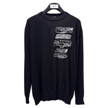 [ Dior ] 디올 자수 라운드 울 니트