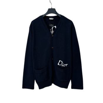 [ Dior ] 디올 자수 니트 가디건