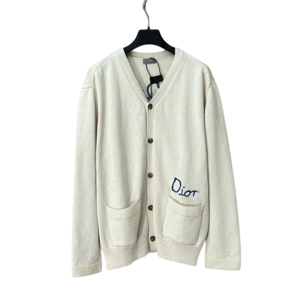 [ Dior ] 디올 자수 니트 가디건