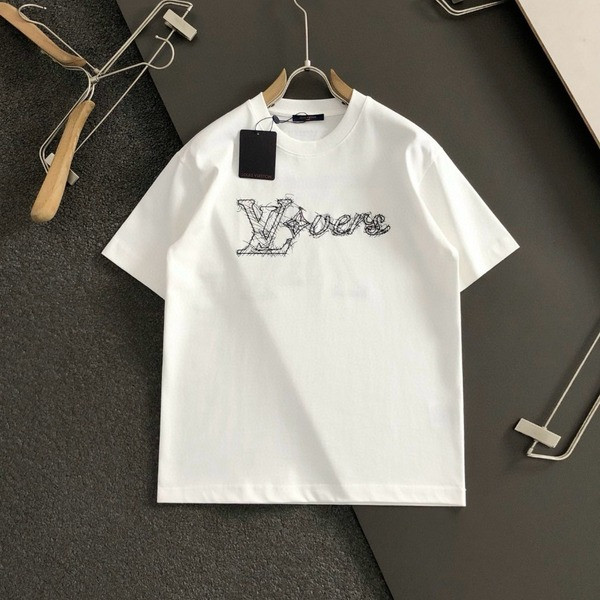 [ LV ] 25ss 클래식 실크 자수 반팔