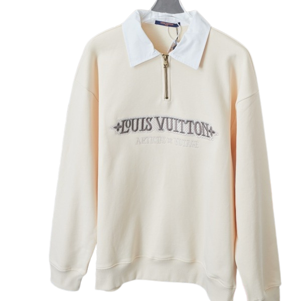 [ LV ] 카라 자수 맨투맨