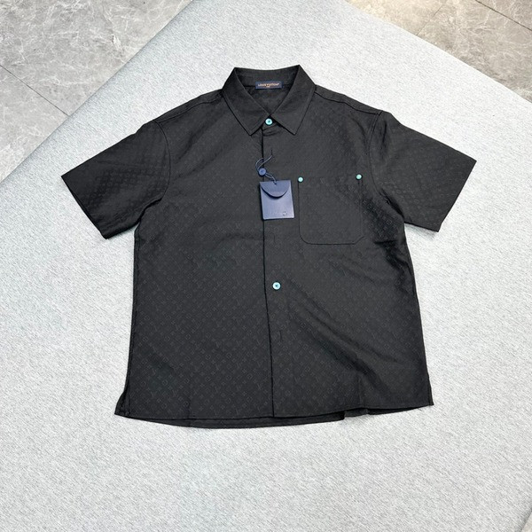 [ LV ] 자카드 카라 반팔 셔츠