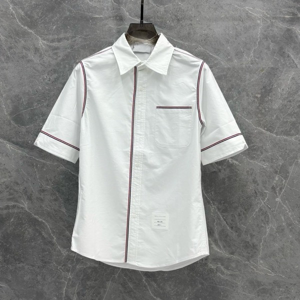 [ Thom Browne ] 톰브라운 카라 반팔 셔츠
