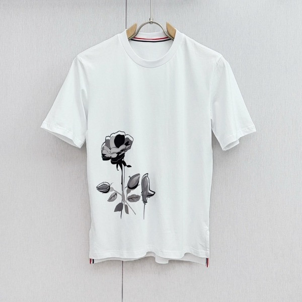 [ Thom Browne ] 톰브라운 라운드 반팔티