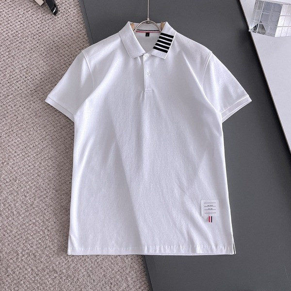 [ Thom Browne ] 톰브라운 카라 반팔티