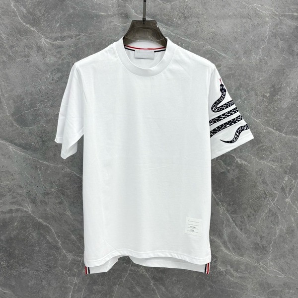 [ Thom Browne ] 톰브라운 라운드 반팔티