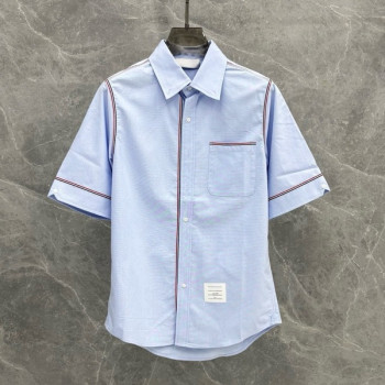[ Thom Browne ] 톰브라운 카라 반팔 셔츠
