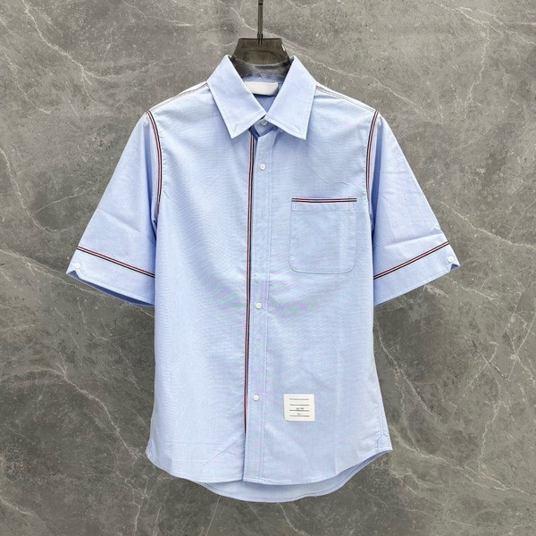 [ Thom Browne ] 톰브라운 카라 반팔 셔츠