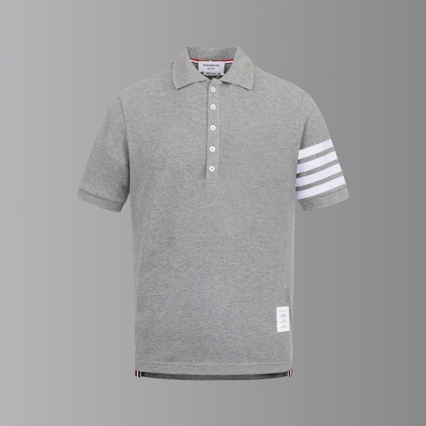 [ Thom Browne ] 톰브라운 카라 반팔티