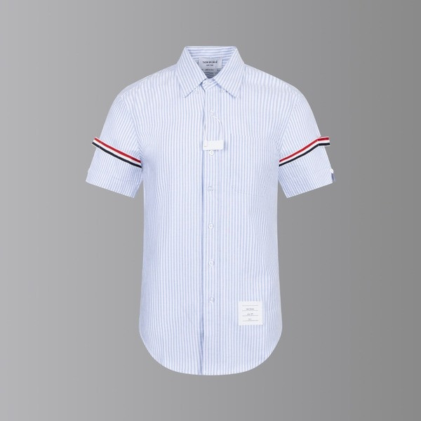 [ Thom Browne ] 톰브라운 카라 반팔 셔츠