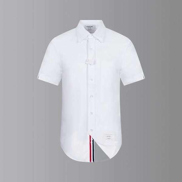 [ Thom Browne ] 톰브라운 카라 반팔 셔츠