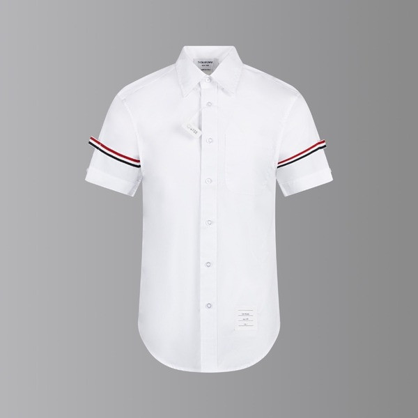 [ Thom Browne ] 톰브라운 카라 반팔 셔츠