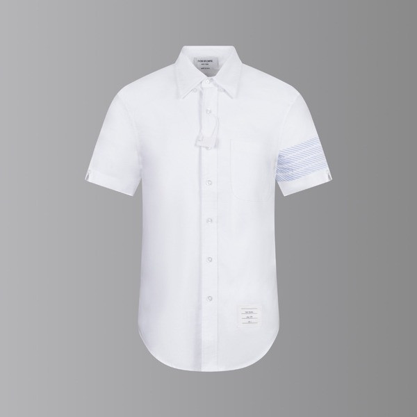[ Thom Browne ] 톰브라운 카라 반팔 셔츠