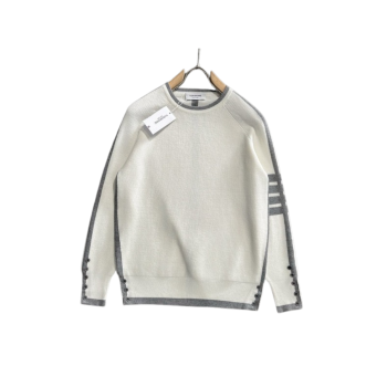 [ Thom Browne ] 톰브라운 라운드 니트