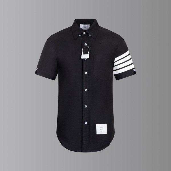 [ Thom Browne ] 톰브라운 카라 반팔 셔츠