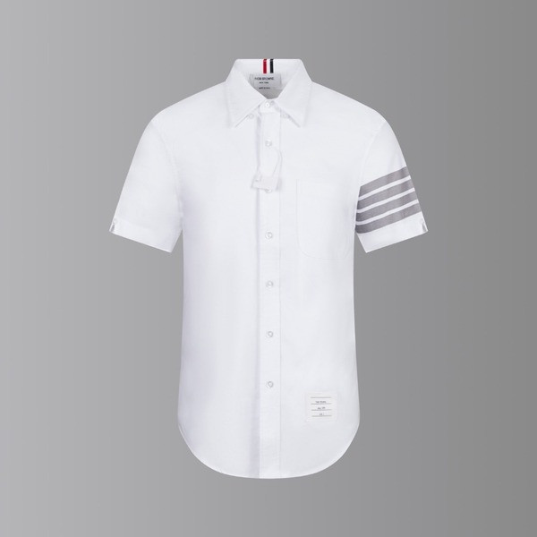 [ Thom Browne ] 톰브라운 카라 반팔 셔츠