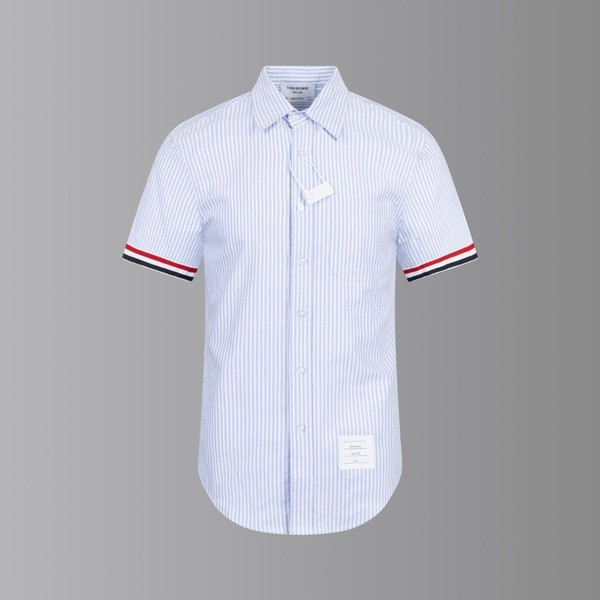 [ Thom Browne ] 톰브라운 카라 반팔 셔츠