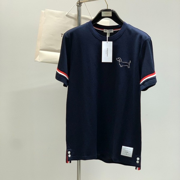 [ Thom Browne ] 톰브라운 라운드 반팔티