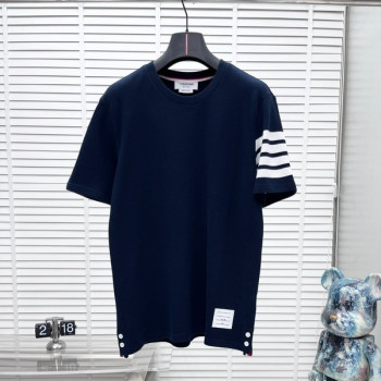 [ Thom Browne ] 톰브라운 라운드 반팔티