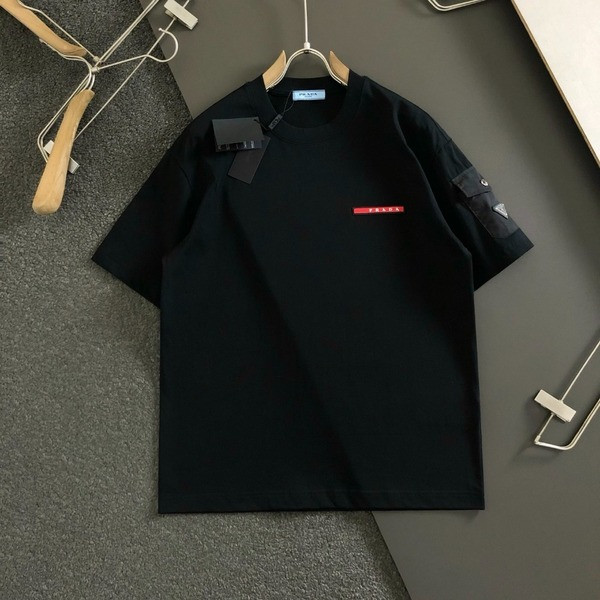 [ Prada ] 프라다 라운드 반팔티