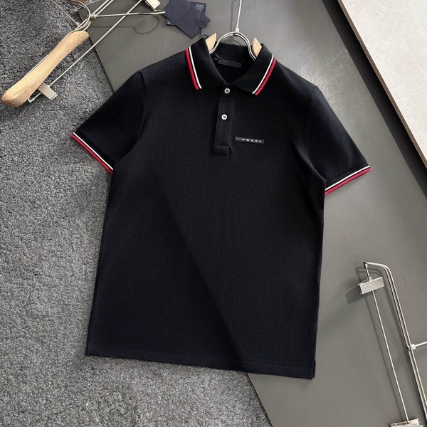 [ Prada ] 프라다 PK 카라 반팔티