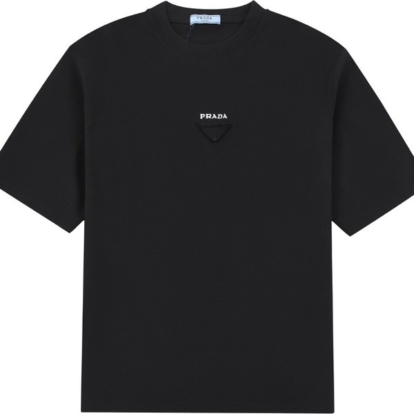 [ Prada ] 프라다 라운드 반팔티