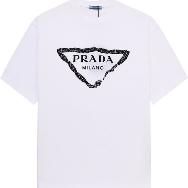 [ Prada ] 프라다 라운드 반팔티