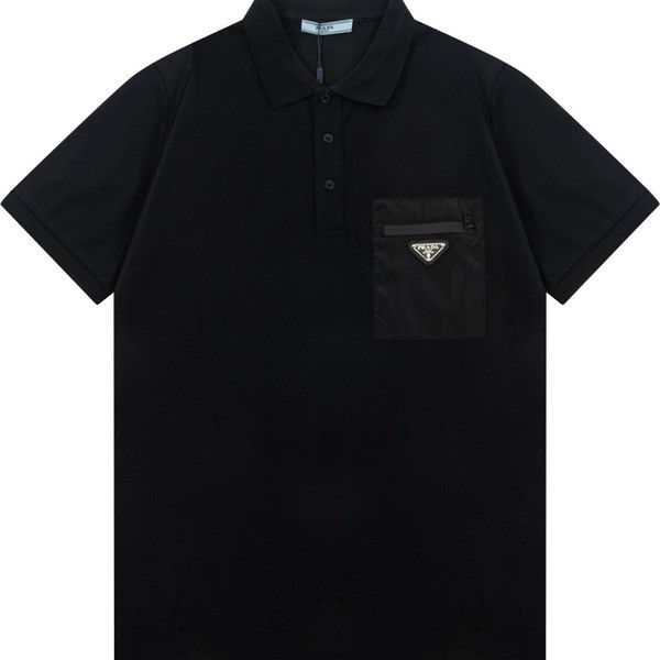 [ Prada ] 프라다 PK 카라 반팔티