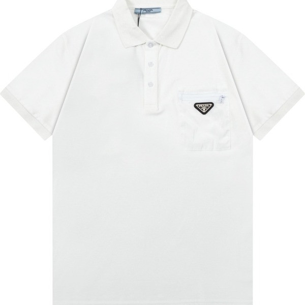 [ Prada ] 프라다 PK 카라 반팔티