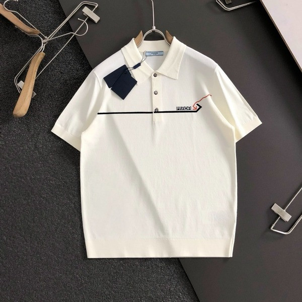 [ 프라다 ] 25ss 카라 반팔