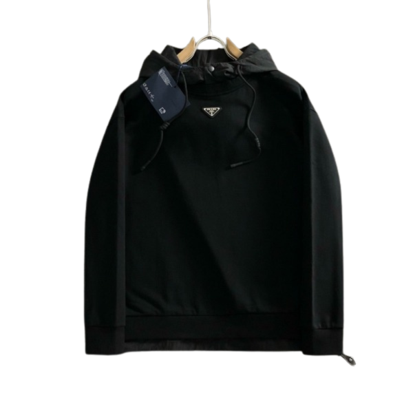 [ Prada ] 프라다 로고 스트링 후드