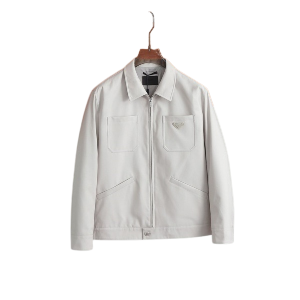 [ Prada ] 프라다 카라 집업 자켓