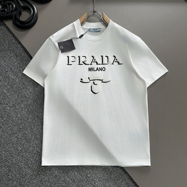 [ Prada ] 프라다 라운드 반팔티