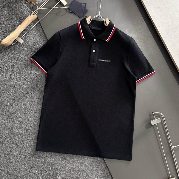 [ Prada ] 프라다 PK 카라 반팔티