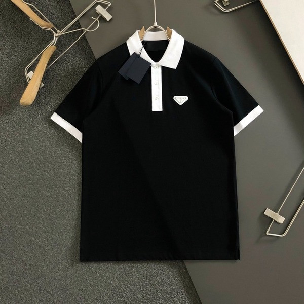 [ Prada ] 프라다 PK 카라 반팔티