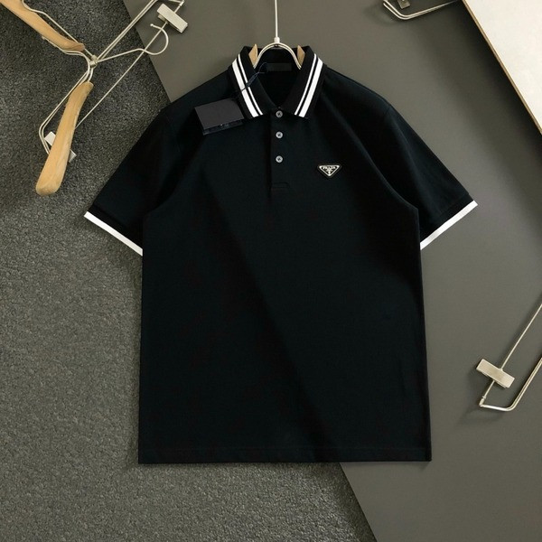 [ Prada ] 프라다 PK 카라 반팔티